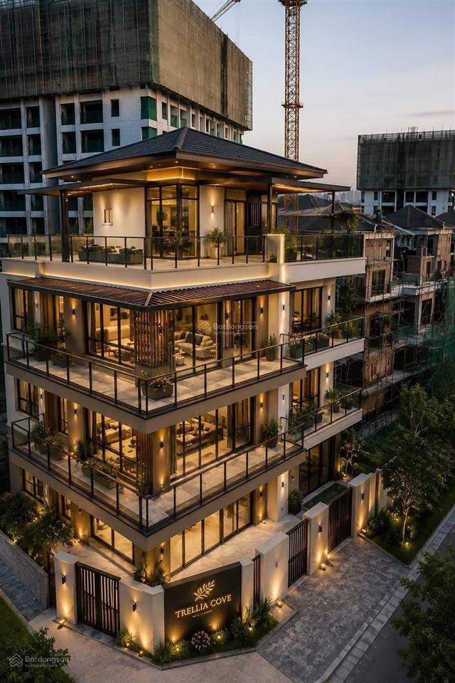 Bán nhà phố vườn 126m2 ưu đãi đợt đầu 18,8 tỷ có 3 tầng  tum, khu riêng tư trelliamizuki park