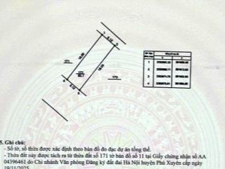 Bán lô đất dt 92.1m2 đường 10m vân từ, ( chuyên mỹ) phú xuyên hà nội