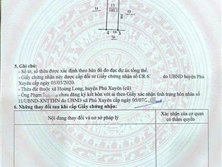 Bán lô 100m2 siêu phẩm đấu giá đào xá phượng dực hà nội.