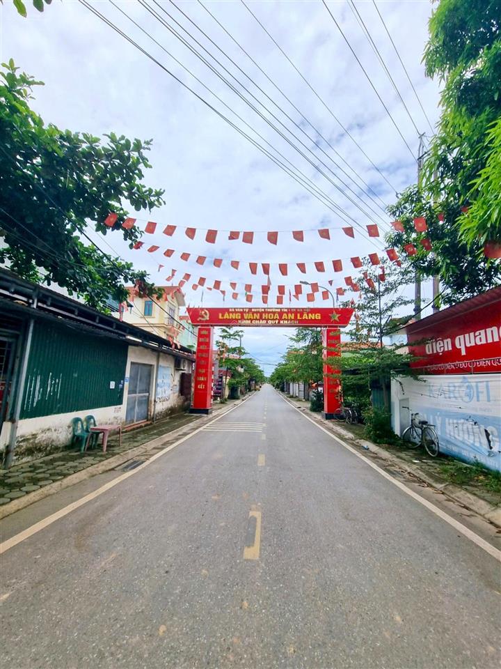 Siêu phẩm dt 89.5m2 an lãng văn tự  thường tínhn( thôn an lãng  phú xuyên  hn)