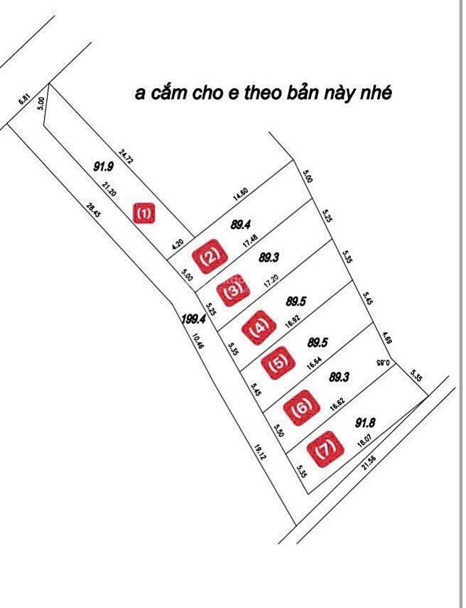 Siêu phẩm dt 89.5m2 an lãng văn tự  thường tínhn( thôn an lãng  phú xuyên  hn)