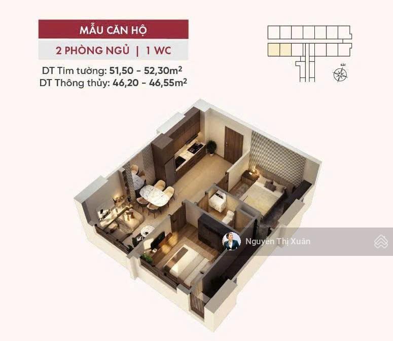 Căn view sông 2pn  2wc đối diện aeon mall biên hòa, thanh toán chỉ 430tr ký hđmb, q3/2027 nhận nhà