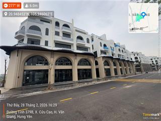 Bán lkshophouse 120m2 mặt sông sổ đỏ vĩnh viễn tại kđt vaquarius văn giang, giá thỏa thuận hạt rẻ