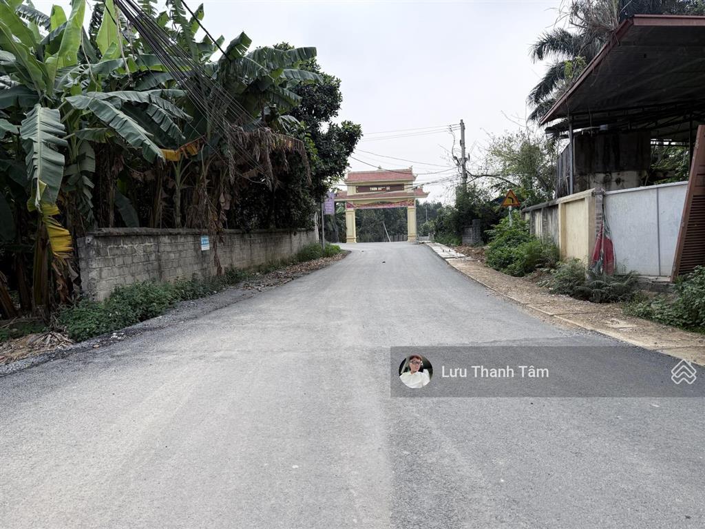 Chủ cần bán lô đất tiềm năng bám đường rộng liên xã giáp ranh hn, diện tích 577m² có 100m² thổ cư