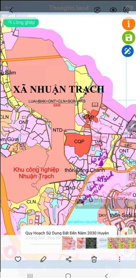 Bán nhanh đất nghỉ dưỡng tại nhuận trạch lương sơn phú thọ, diện tích 4147m2 có 400m2 thổ cư