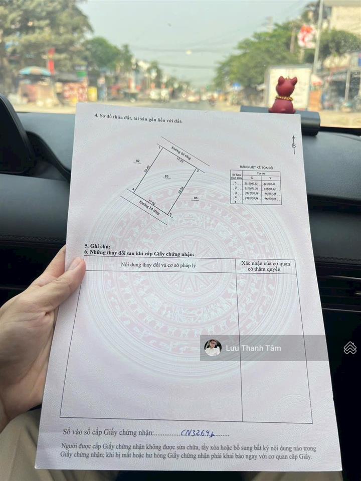 419m2 full thổ cư, đất hai mặt đường tại lâm sơn, lương sơn. giá siêu rẻ 3.28 tỷ