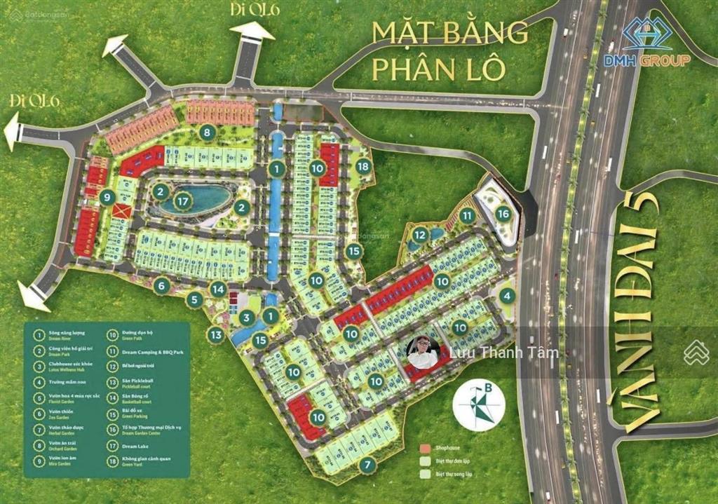 Bán lô ngoại giao dự án dream garden city nhuận trạch lương sơn hòa bình. 150m2, mt 7,9m