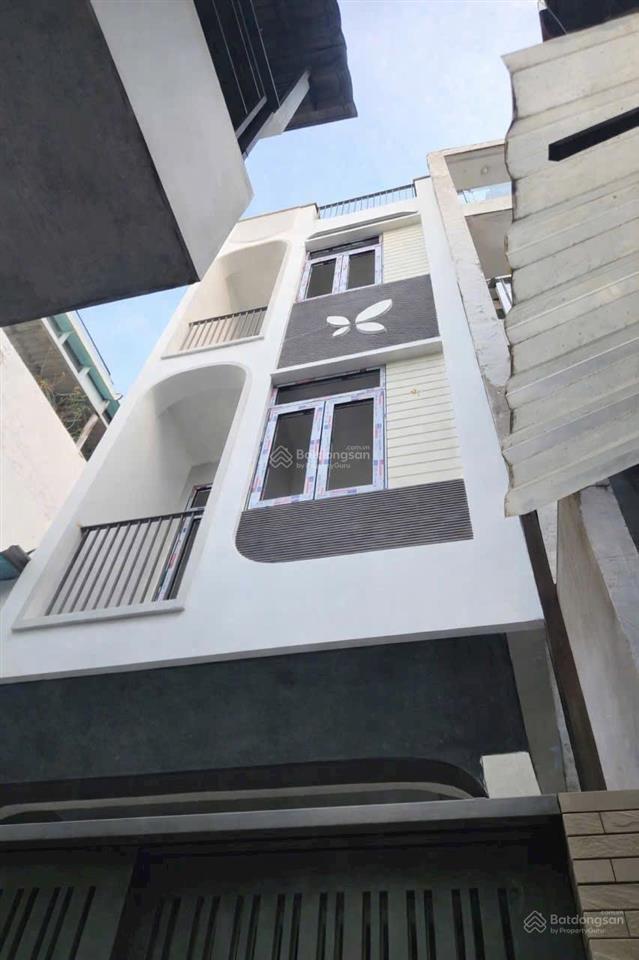 Bán nhà mới hẻm 1 sẹt tôn đản quận 4 f8 32m2  4 tầng
