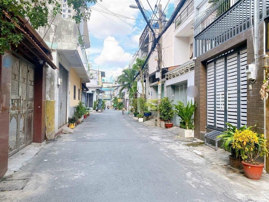 Bán nhà hẻm 5m lê thúc hoạch ( ngay trường trần phú ) dt  8x15m  nhà cấp 4  gía  12 tỷ tl