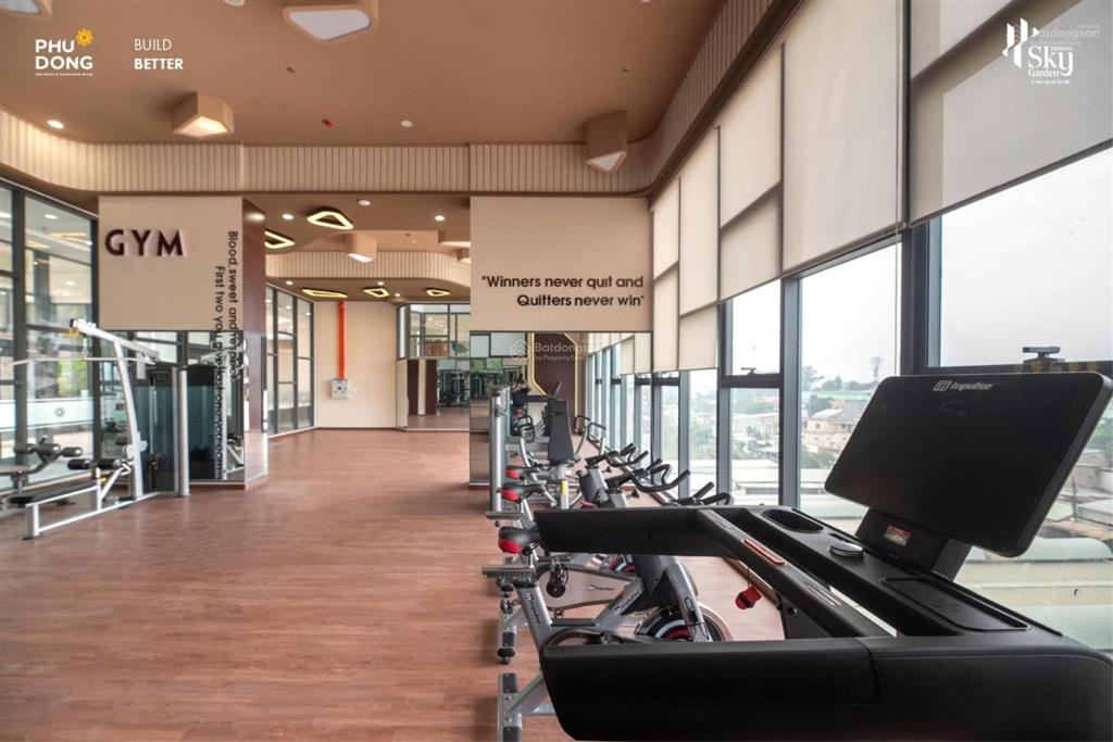 Cho thuê căn hộ phú đông sky garden 8tr/2pn,2wc/70m2 view đông nam