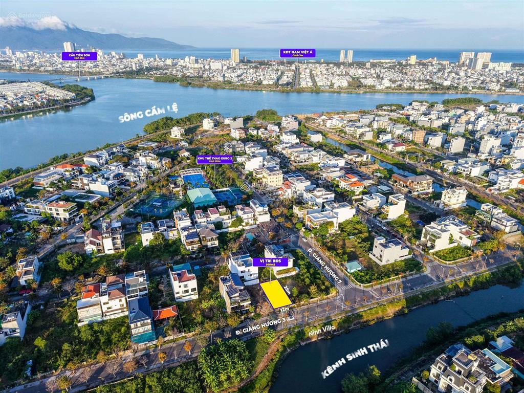 Bán lô đất biệt thự euro village 2, đường nội khu vị trí đẹp còn sót lại, giá tốt đầu tư