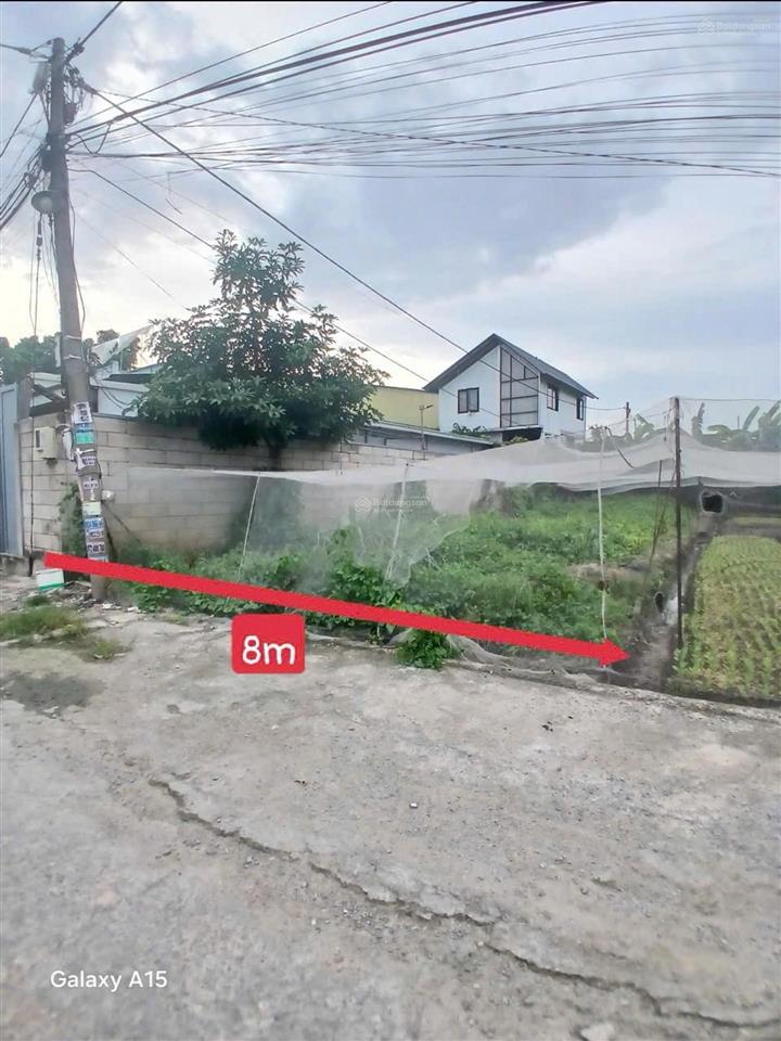 Chủ định cư mỹ ra gấp đất lớn hẻm xe hơi thông bùi thị lùng, hóc môn 8 x 37m = 300m2, 5,4 tỷ