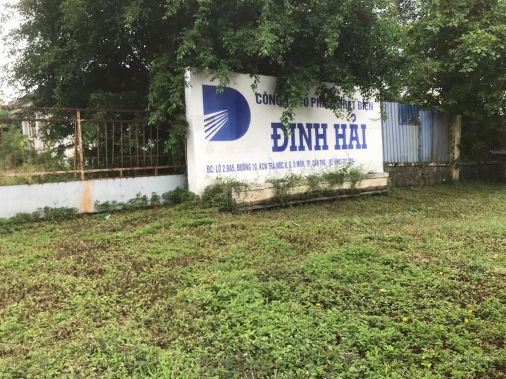 Bán toàn bộ nhà xưởng và văn phòng chuyển nhượng đất diện tích 12.949m2 quận ô môn cần thơ