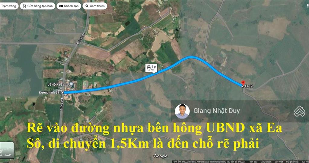 Bán đất đẹp tại đt 691, ea sô, ea kar, đắk lắk, 588 triệu, 8000m2
