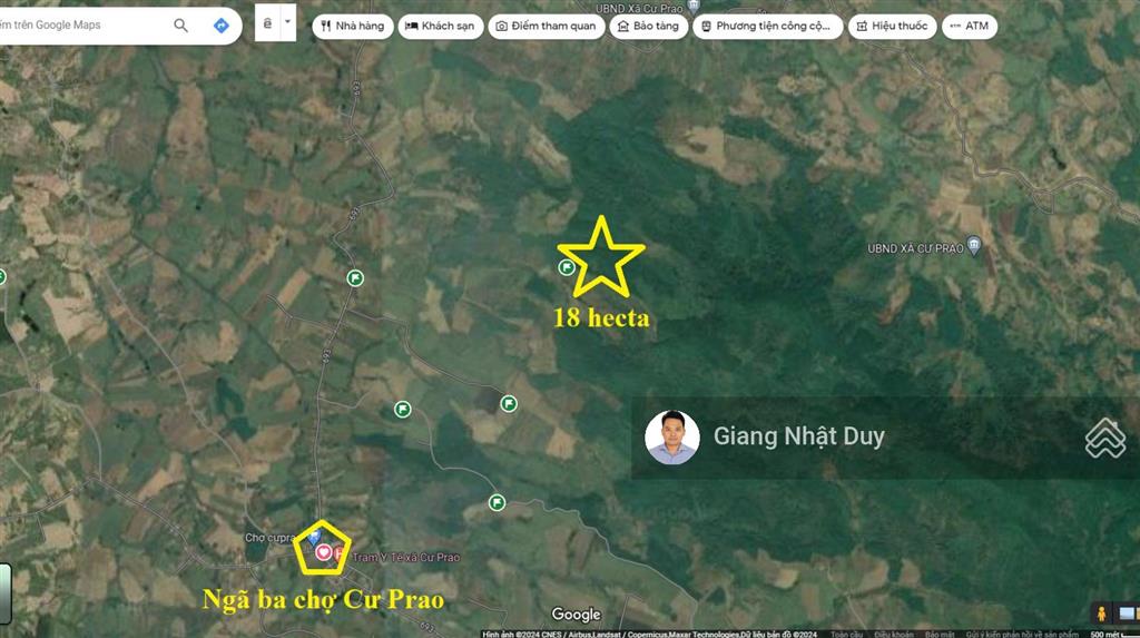 Bán đất tại cư prao, 6.93 tỷ, 180000m2, giá ưu đãi, chính chủ