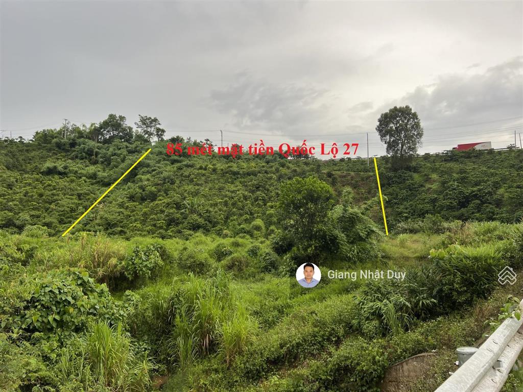 Gần 1 hecta (9536m2) mặt tiền quốc lộ 27, lâm đồng