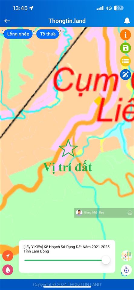 Gần 1 hecta (9536m2) mặt tiền quốc lộ 27, lâm đồng