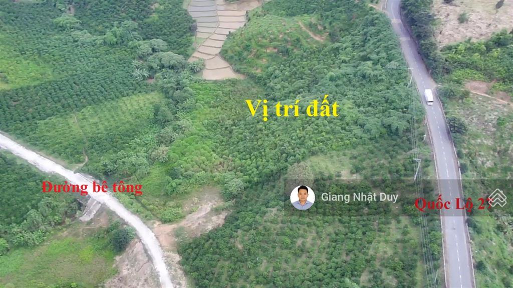 Gần 1 hecta (9536m2) mặt tiền quốc lộ 27, lâm đồng