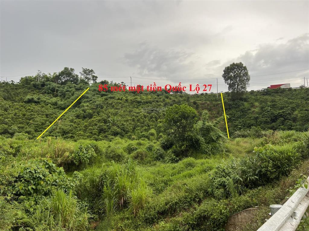 Dt 9.536m2 mặt tiền quốc lộ 27, lâm đồng