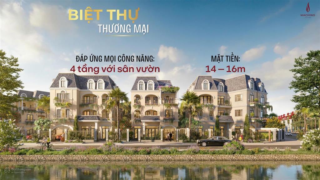 Sở hữu biệt thự 4 tầng tại machino phú xuân thái bình  hưng yên chỉ với 13,795 tỉ dt 252m2