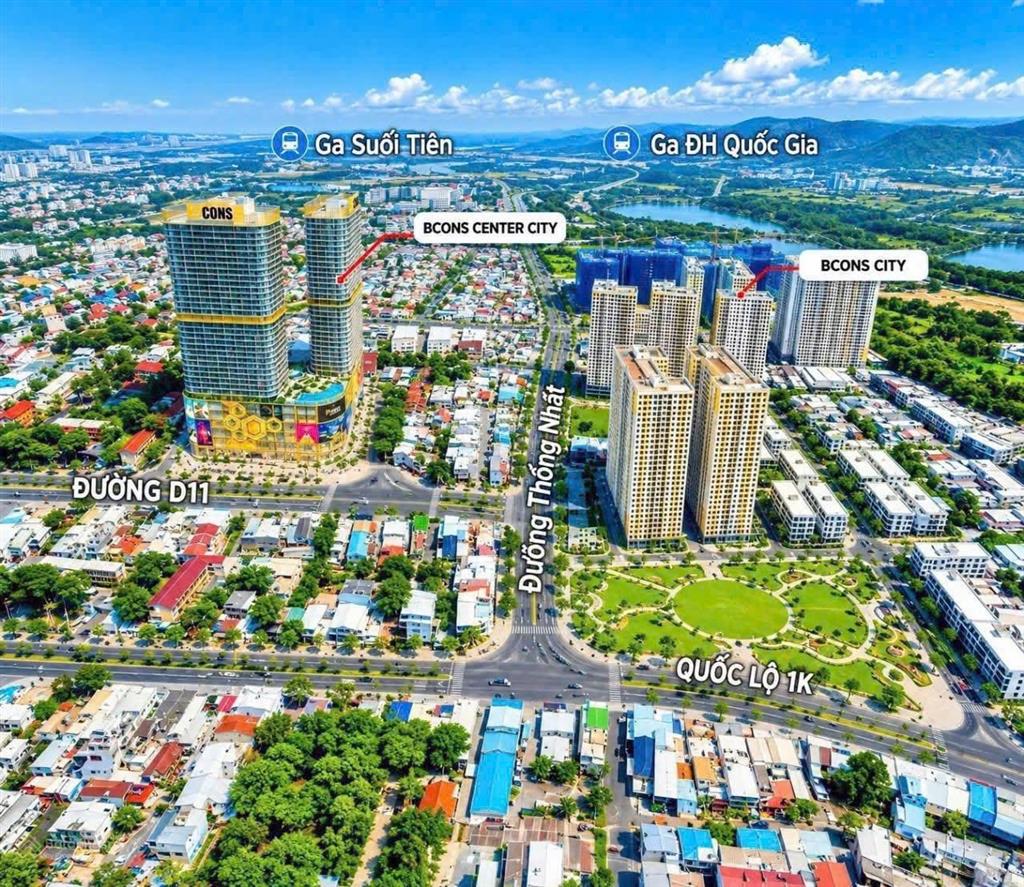Bán căn hộ chung cư bcons center city, giá tốt 2,7 tỷ, 50m2, ở dĩ an, bình dương