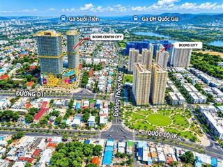 Bán căn hộ chung cư bcons center city, giá tốt 2,7 tỷ, 50m2, ở dĩ an, bình dương