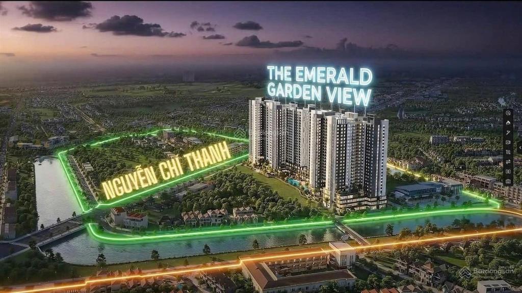 Emerald garden view  căn hộ đông bắc hồ chí minh  thanh toán 9 triệu/tháng  giá cđt
