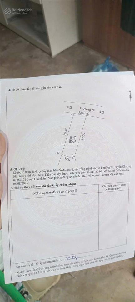 Siêu phẩm f0 phú nghĩa hàng siêu đẹp 85,9m full thổ cư ôtô tải chạy thông giá đầu tư chỉ 3,x tỉ