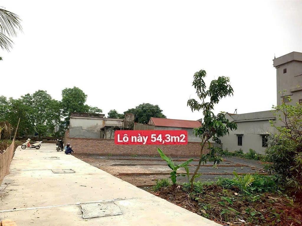 Chỉ 1,4 tỷ sở hữu ngay 54,3m² đất thôn thượng hồng sơn, tp hà nội  sổ đỏ riêng