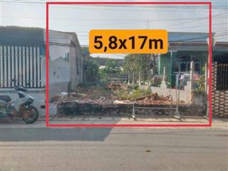 Đất thổ cư mặt tiền đường nhựa, dt 5,8 x 17m. giá chỉ 2ty150