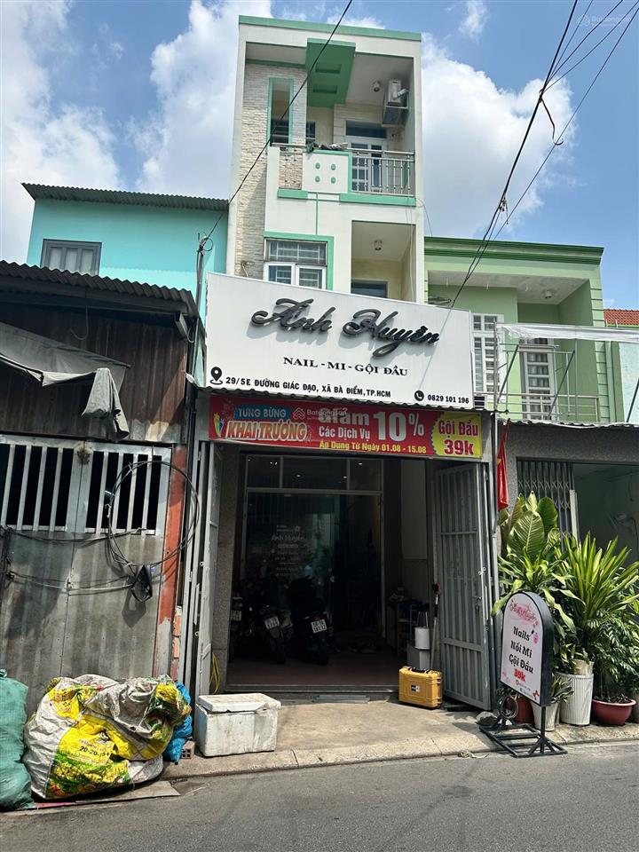 Nhà mặt tiền giác đạo trung mỹ tân xuân dt 3.2 x 14m 1 trệt 2 lầu. giá 4ty8