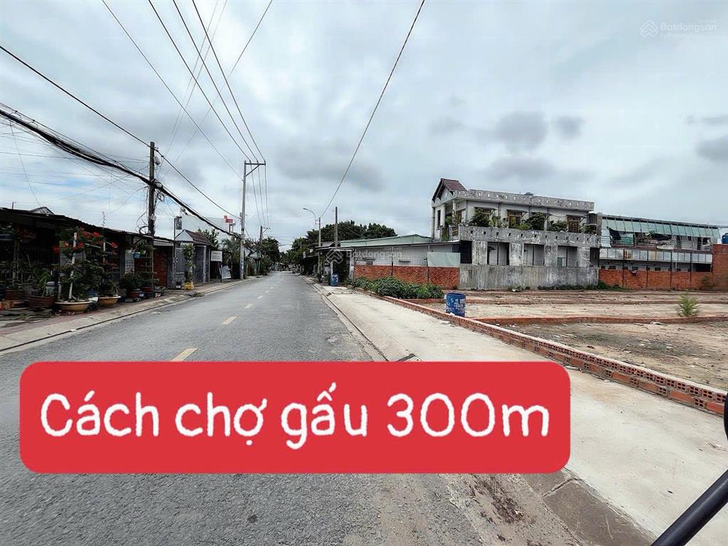 Bán đất mặt tiền đường đông thạnh 7  vị trí đẹp, kinh doanh tốt 5 x 36m