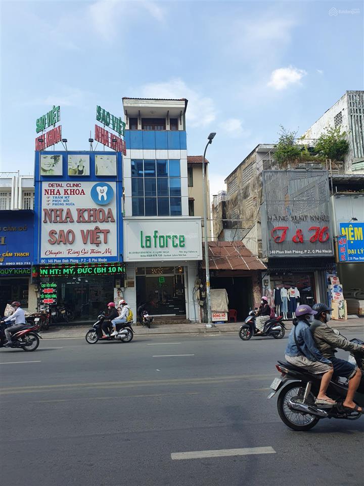 Bán căn đôi đc 128a  130 đường phan đình phùng, p2, pn, 6.9m nở hậu 8m dài 18m, 4 lầu giá 38 tỷ