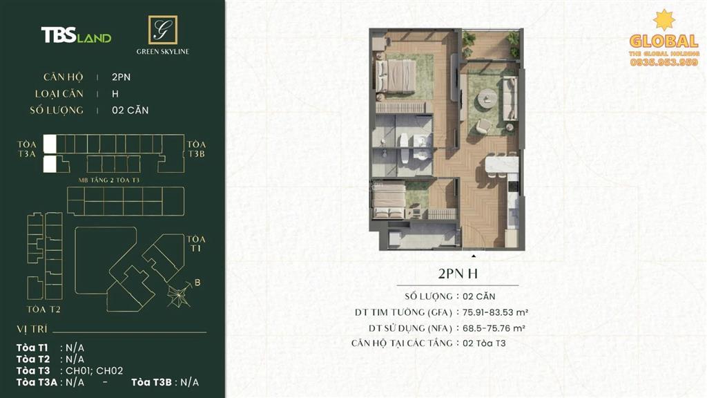 Căn 2pn green skyline alo e nhâm check căn & xem nhà ngay hôm nay. ck 18,5% nhận nhà vào q4/2026.
