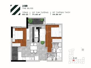 Căn 2pn  71m2 urban green. xem nhà alo em nhâm ngay. bàn giao mới 100%