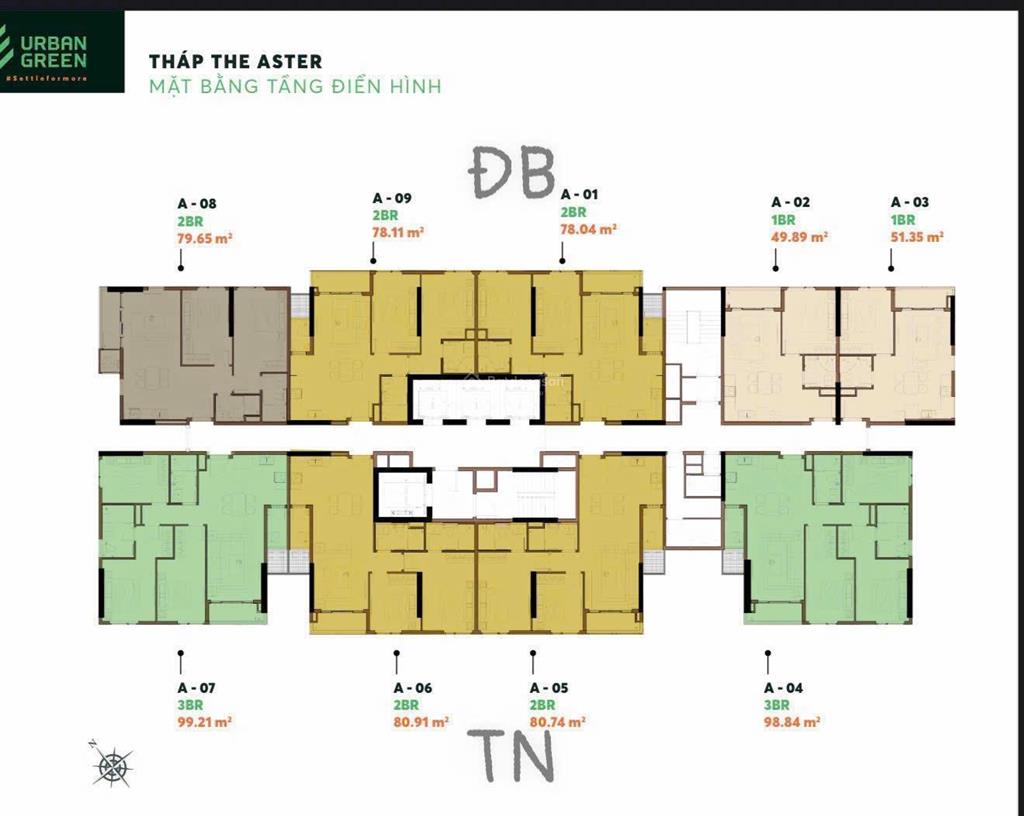Full căn 13pn sang nhượng urban green giá tốt t4. từ 5ty240  5ty7 cho 2pn . alo e nhâm chuyên ub