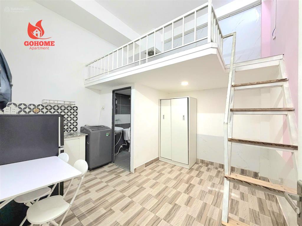 Phòng mới full nội thất  máy giặt riêng ngay cầu tham lương