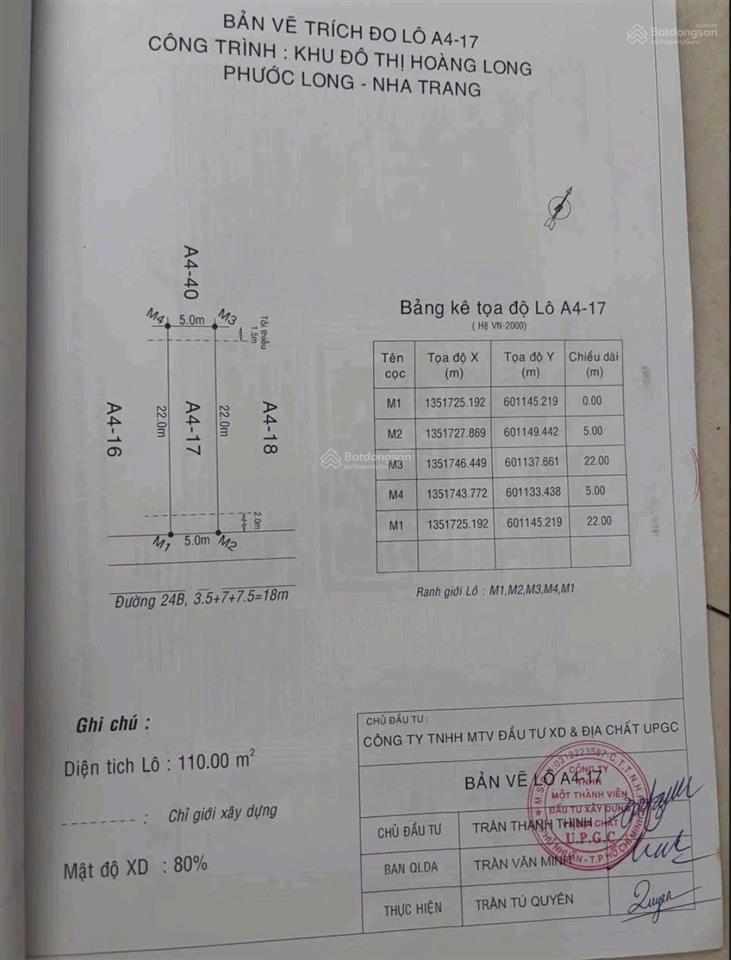 Bán lô đất rẻ trung tâm nha trang chỉ 4 tỷ 8