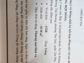 Bán căn hộ tại 377 tân hương.cc khang gia tân phú gần chợ tân hương
diện tích 35.5m2 giá 990tr