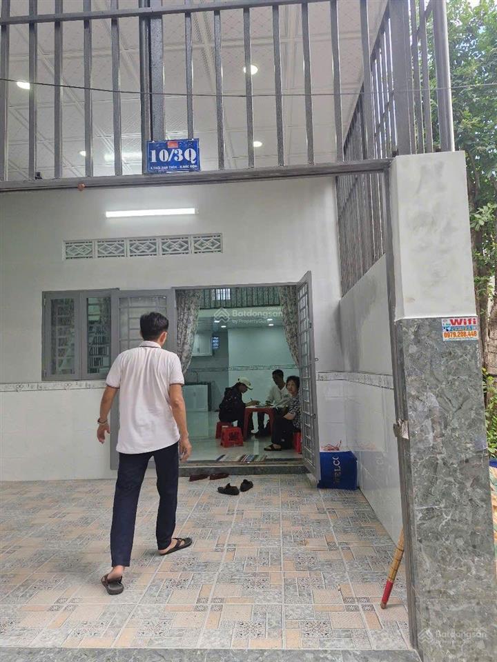 Bán gấp nhà sổ hồng riêng trệt lửng 60m2, 1,75 tỷ đường thới tam thôn 13, hóc môn, tphcm