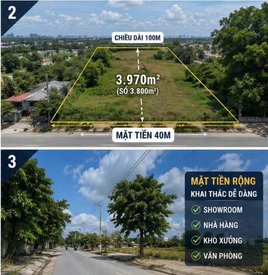 Bán Đất Mặt Tiền Nguyễn Thị Thử Hóc Môn 3.970m² - Ngang 40m Chỉ 68 Tỷ