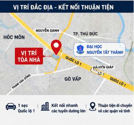 BÁN TÒA CHDV 72 PHÒNG – 595M² – DÒNG TIỀN 55TR – AN PHÚ ĐÔNG, Q 12 – GIÁ 38 TỶ