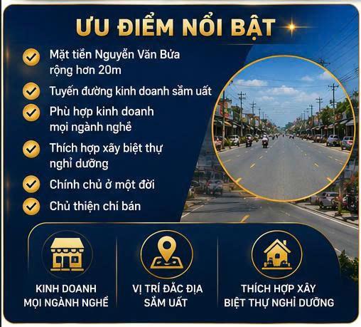 Bán Gấp Đất Mặt Tiền KD N.V.Bứa, Xuân Thới Thượng, Hóc Môn 1310m2,Chỉ 29.7 Tỷ.