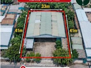 XƯỞNG 1.345M²  TÂN THỚI NHẤT- Q12 –  33M x41m– THUÊ 130TR/TH – CHỈ 114 TỶ