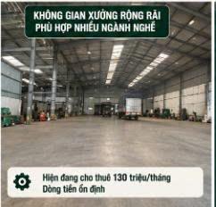 XƯỞNG 1.345M²  TÂN THỚI NHẤT- Q12 –  33M x41m– THUÊ 130TR/TH – CHỈ 114 TỶ
