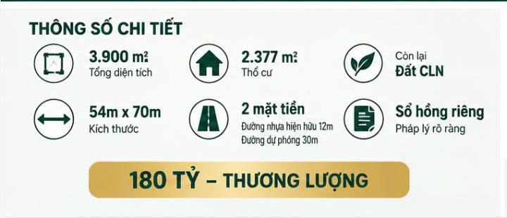 LÔ GÓC 2 MẶT TIỀN THẠNH XUÂN, Q12 – 3.900M² – GIÁ 180 TỶ TL