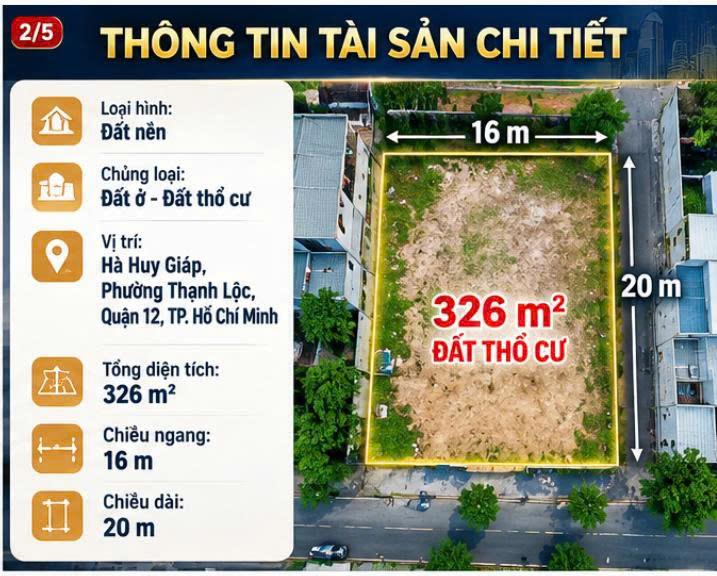Gấp Lô Góc Wien Sông, Đất Biệt Thự, KDC Nam Long , Q12 -  326m2 chỉ 22.5 tỷ.