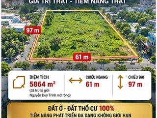 Bán Gấp  Đất Lô Góc MT Nguyễn Duy Trinh, Phú Hữu Q9 - 5864m2, 598 tỷ
