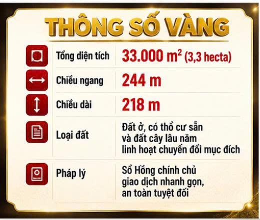 Giữ 231 Tỷ Tiền Mặt  Hay Nắm Trong Tay 3,3ha Đất Tại Của Ngõ Sài Gòn