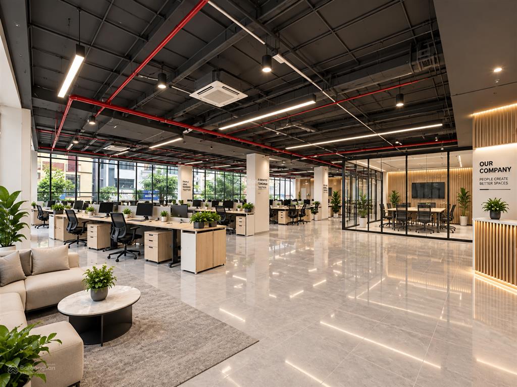 Cho thuê tòa nhà văn phòng lô góc mặt đường lê hồng phong. 509m2* 5 tầng 2.545m2